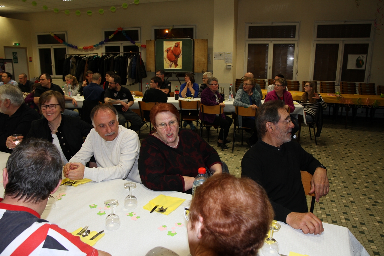 Repas annuel du club 25 mars 2017. 